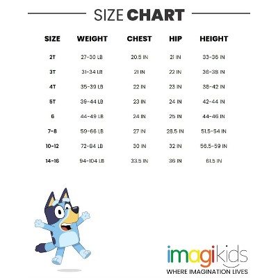 Bluey Little Girls UPF 50+ Rash Guard and Bikini Bottom Pink 5-6 — фото 7