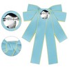 Elerevyo Women's Wedding Party Ribbon Brooch Pin Bow Tie - 3 of 4