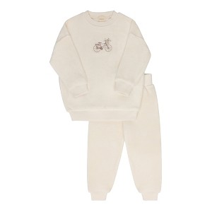 Aurora - 2-Piece Tracksuit for Toddler/Kids -Velour Bicycle Collection - 1 of 3