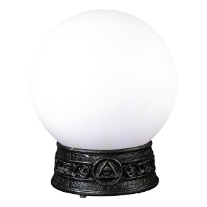 Northlight LED Lighted Color Changing Crystal Ball with Sound Halloween Decoration - 8" - 1 of 4