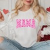 Simply Sage Market Women's Graphic Sweatshirt Mama Pink Hearts - 2 of 4
