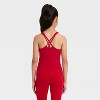 Girls' Strappy Crop Tank Top - All In Motion™ - 2 of 3