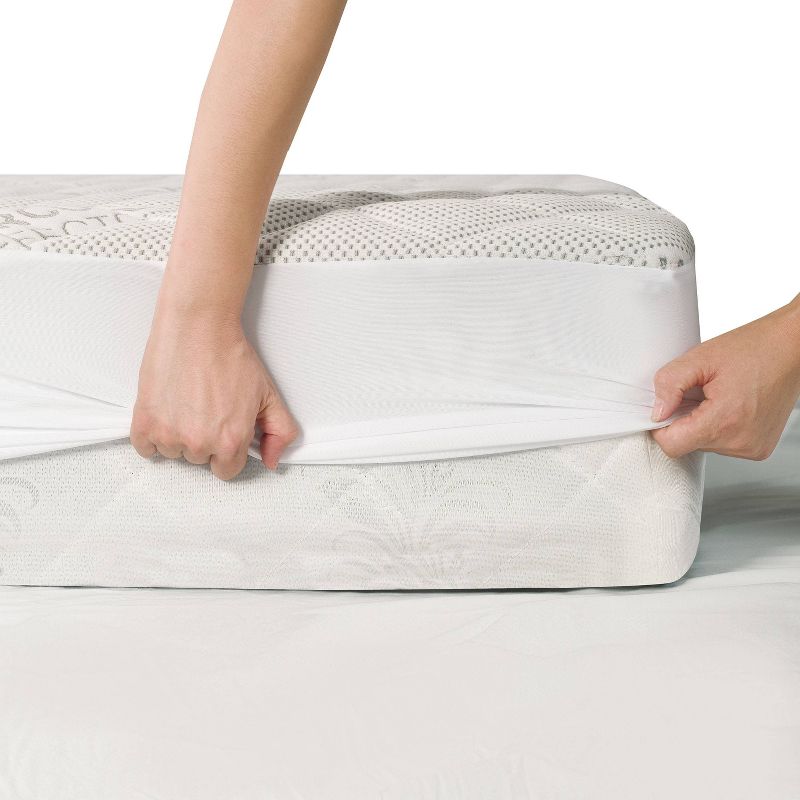 Charcoal Effects Fitted Mattress Pad - All In One, 3 of 13