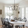 DORESshop  28 in. 6-Light Oil Rubbed Bronze Farmhouse Rustic Candle Ceiling Chandelier Light, Adjustable Height for Dining Room - 3 of 4