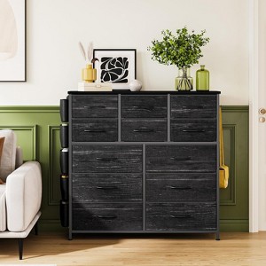 Acekool 12-Drawer Fabric Dresser with Side Pockets – Storage Organizer for Bedroom & Closet - 1 of 4