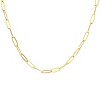 18k Gold-Plated Stainless Steel Paperclip Necklace - 2 of 2