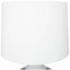 24" x 14" Table Lamp with Drum Shade and Glass Gourd Style Base Blue - Olivia & May - 3 of 4