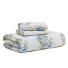 Peace Nest Soft Printed Coverlet Set Floral Geometric Bedspread, Modern Reversible Quilt and Shams Set - 3 of 4