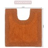 Home Weavers Luxury Collection 100% Cotton Tufted Bathroom Rug, Non-Slip Latex Bath Rug - 3 of 4
