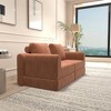 CAVINAS Convertible Sleeper Sofa Bed with Cylindrical Pillow,Corduroy Folding Mattress Couch with Fixed-Shape Frame,Floor Sofa for Living Room - 4 of 4