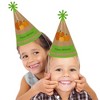 Big Dot of Happiness Pumpkin Patch - Fall, Halloween or Thanksgiving Cone Happy Birthday Party Hats for Kids and Adults - Set of 8 (Standard Size) - 2 of 4