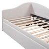 KTMBDW Daybed with Pop Up Trundle Bed, Twin Bed Frame, Sofa Day Bed with Strong Supports for Living Room, Bedroom, and Guest Room - 3 of 4