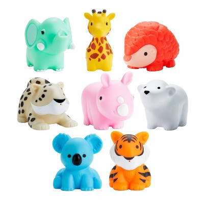 Munchkin Wild Animal Bath Toy Squirts - 8pk : Target