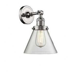 Cone - 1 Light Wall Sconce In Industrial Style-10.5 Inches Tall and 8 Inches Wide - 1 of 1