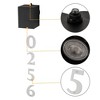 C Cattleya Black Dusk to Dawn Outdoor Wall Light with Optional Door Numbers and Bulb Included - 3 of 4