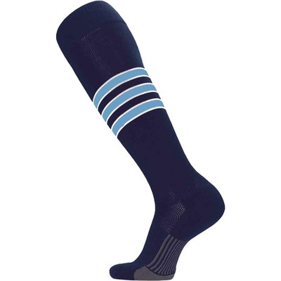 Tck Dugout Series Socks Pair Sm Navy | White | Columbia Blue : Target