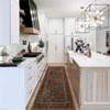 Machine Washable 2x6 Runner Rug for Hallways Non-Slip Backing Carpet Boho Floral Soft Stain Resistant Rugs for Kitchen Entryway Laundry - 3 of 4