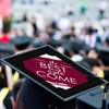 Big Dot of Happiness Maroon Grad - Best is Yet to Come - Burgundy Graduation Cap Decorations Kit - Grad Cap Cover - 3 of 4