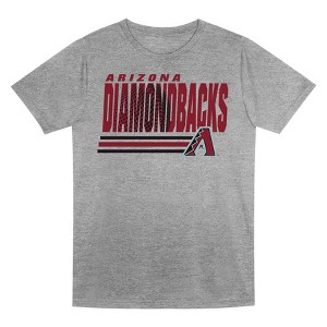 MLB Arizona Diamondbacks Boys' Gray Poly T-Shirt - 1 of 1