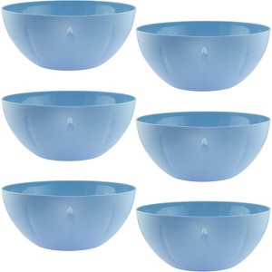 YBM Home Plastic Serve Mixing Bowl, Pack of 6 - 1 of 4