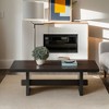 Hommoo Rectangular Coffee Table Black - 2 of 4