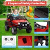 JOYRACER 24V 2-Seater Ride-On Toys Truck for Kids, 4×200W Motors, Electric Toys Car w/ 4 Wheels Spring Suspension, 3 Speeds, LED, Bluetooth Music - 4 of 4