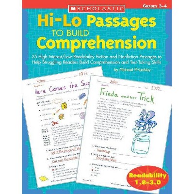 Hi-Lo Passages to Build Comprehension - by  Michael Priestley (Paperback)