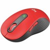 Logitech Signature M650 L (Red) - Optical - Wireless - Bluetooth/Radio Frequency - Red - USB - 2000 dpi - Scroll Wheel - 5 Button(s) - image 3 of 4