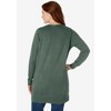 Woman Within Plus Size Perfect Longer-Length Cotton Cardigan - 3 of 4