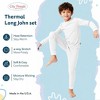 City Threads Boys USA-Made Soft & Cozy Thermal Long Johns 2-Piece Set - Warm Base Layer & Loungewear - 2 of 4