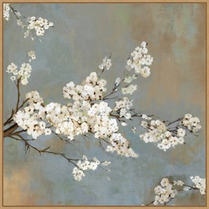 30"x30" Ode to Spring II by Asia Jensen Framed Canvas Wall Art Print - Amanti Art: Landscape Canvas - 1 of 4