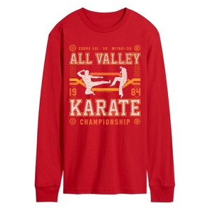 Men's - The Karate Kid - All Valley Karate Champion Long Sleeve Graphic T-Shirt - 1 of 2