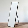 Sapphtopaz 64" Full Length Mirror with 3 Color Dimmable LED Floor Standing Dressing Mirrors Hanging Wall Mounted Mirror for Bedroom,Living Room - 2 of 4