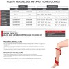Truform Venous Ulcer Layered Compression Stocking Kit for Men and Women, 30-40 mmHg, Knee High Length, Open Toe - 2 of 4
