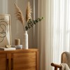 Modern Elegant Ribbed Ceramic Vase - Decorative Accent for Home, Office, Living Room, or Bedroom - Casual Modern - 2 of 4