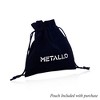 Metallo Stainless Steel, CZ Rectangle Cuff Links - Black Plated - Black - 2 of 4