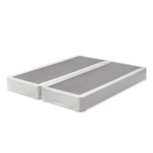 Continental Sleep, 4-Inch Fully Assembled Wood Split Low Profile Traditional Box Spring/Foundation for Mattress Set, - 1 of 4