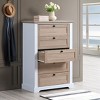 NicBex Modern 6 Drawer Master Dresser with Interlock Drawer Feature Chest of Drawers Closet Organizers and Storage for Living Room - 2 of 4