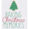 C&F Home Holiday "Baking Christmas Memories" Sentiment Featuring Tree Sugar Cookie Holiday Xmas Embroidered Flour Sack Kitchen Towel 27L x 18W in. - 2 of 4