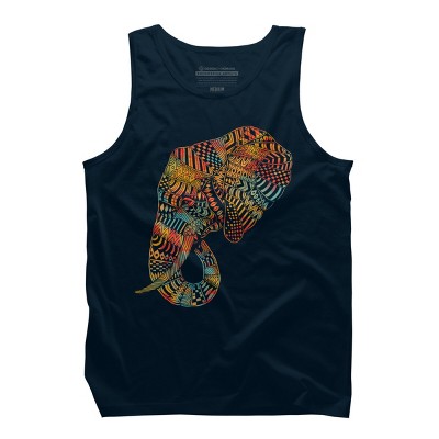 Men's Design By Humans Elephant (Majestic) By kase Tank Top