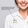 Avery Flexible Printable Name Tags, 2-1/3" x 3-3/8", White with Gold Border, 120 Removable Name Badges (08720) - 2 of 4