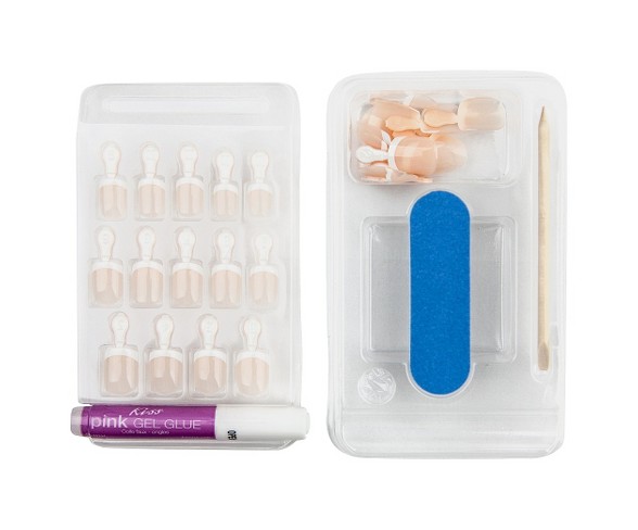 Kiss Everlasting French Nails (Petite) - Pink