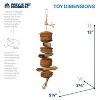Prevue Pet Products Naturals Preen & Pacify Coco and Bamboo Bird Toy 62800 - 3 of 3