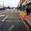 Coucheta 6.5FT Interlocking Steel Barricade-Galvanized Interlocking Barricade with Adjustable Bridge Feet,Crowd Control Metal Barrier for Airport - 3 of 4