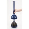 mDesign Plastic Toilet Bowl Plunger Set with Drip Tray, Compact - image 3 of 3