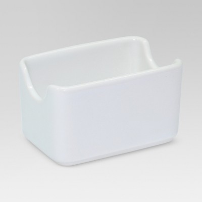 Porcelain Sugar Packet Holder White - Threshold™