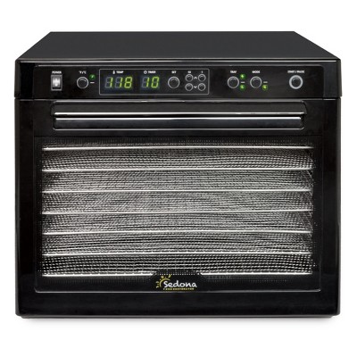 Tribest Sedona Classic Food Dehydrator with Stainless Steel Trays – Black