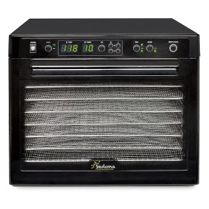 Tribest Sedona Classic Food Dehydrator with Stainless Steel Trays – Black - 1 of 4