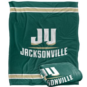 Jacksonville University Primary Logo Silky Touch Blanket White 50x60 - 1 of 4