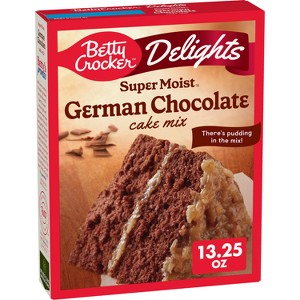 Betty Crocker Delights German Chocolate Cake Mix - 13.25oz - 1 of 4